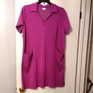 J. Jill Purple Dress Sizr Xl